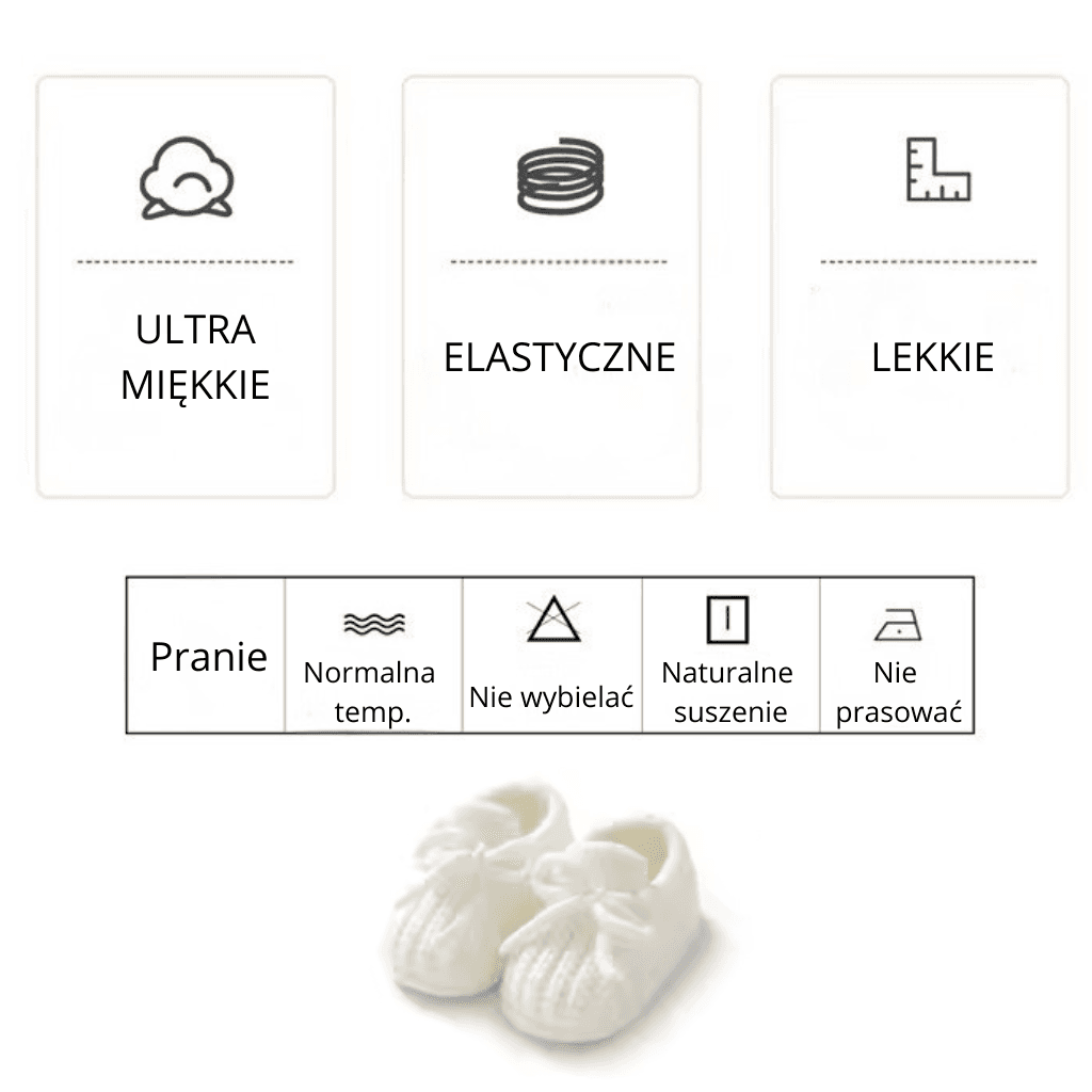 InnoKnit Baby – Dzianinowe buciki